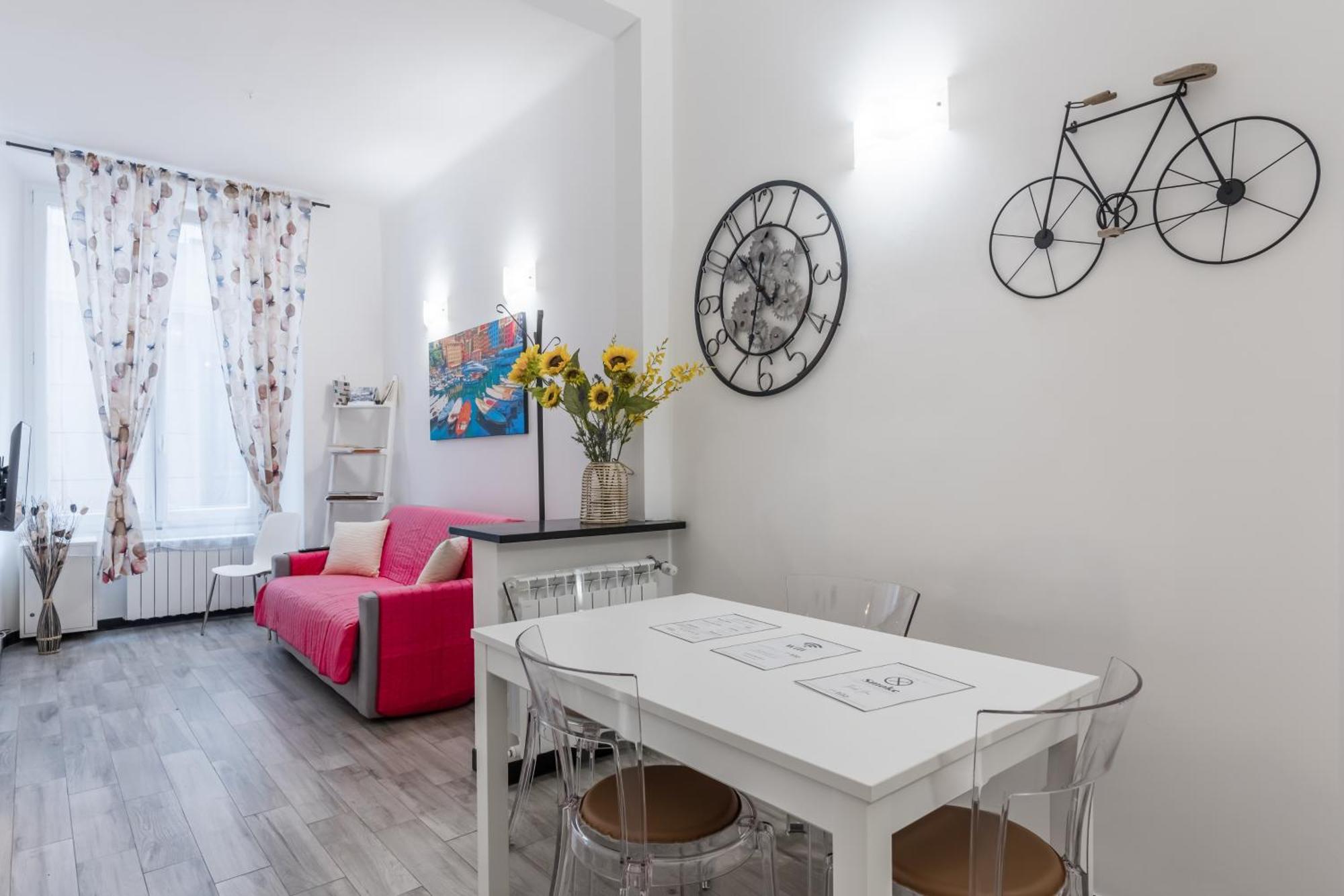 Acquario 5 Minuti, 1Br , Free A-C, Wifi & Netflix "City Center" By Tilo Genua Exteriör bild