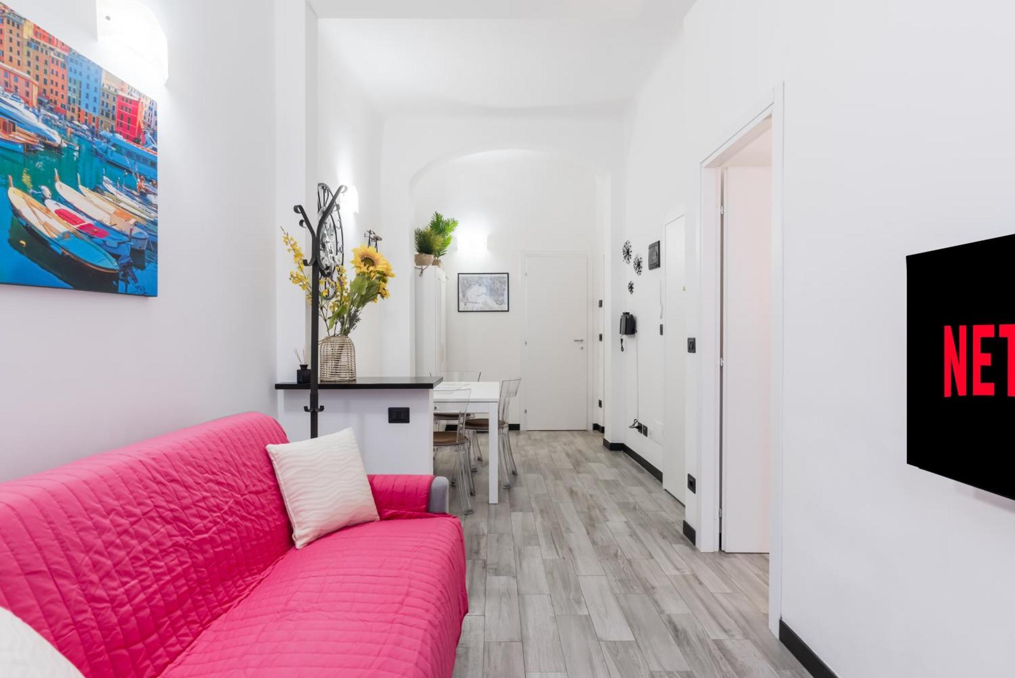 Acquario 5 Minuti, 1Br , Free A-C, Wifi & Netflix "City Center" By Tilo Genua Exteriör bild